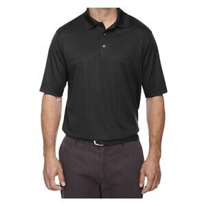 American Giant Standard Cotton Polo Shirt Preppy Golf Black Men's Size XL NWOT